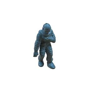 Vintage Marx Tom Corbett Space Playset Astronaut Wounded Hurt Figure 1950s Blue